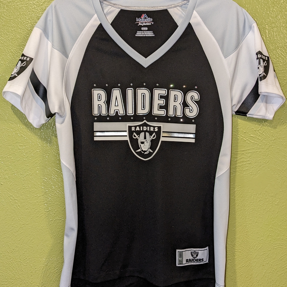 Raiders Black and White Jersey